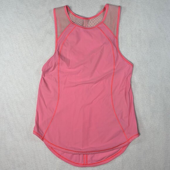 lululemon athletica Tops - Lululemon Cool Mesh Tank Top Lightweight Pink Approx Size Small
